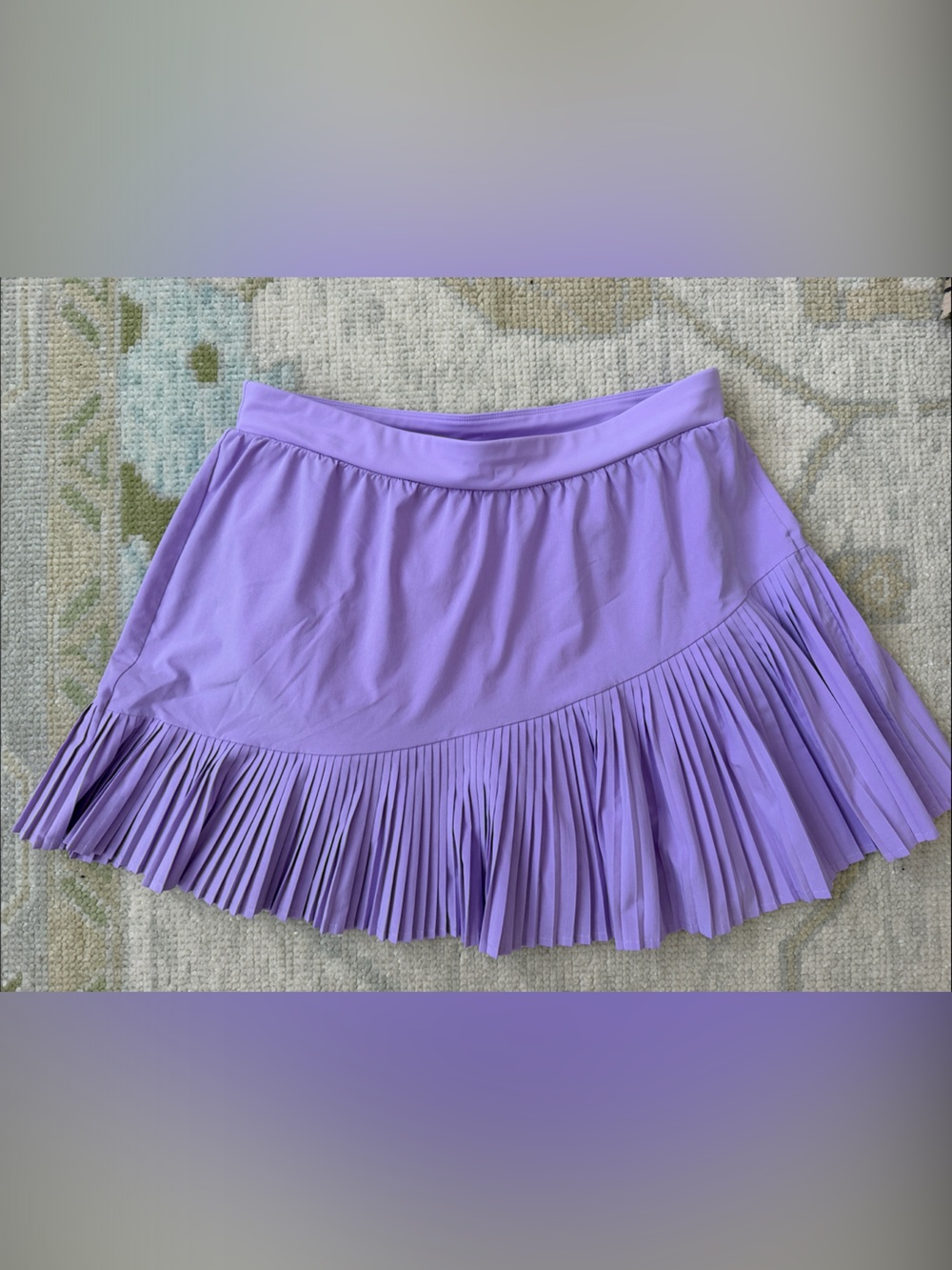 SPANX Lavender Pleated Skirt